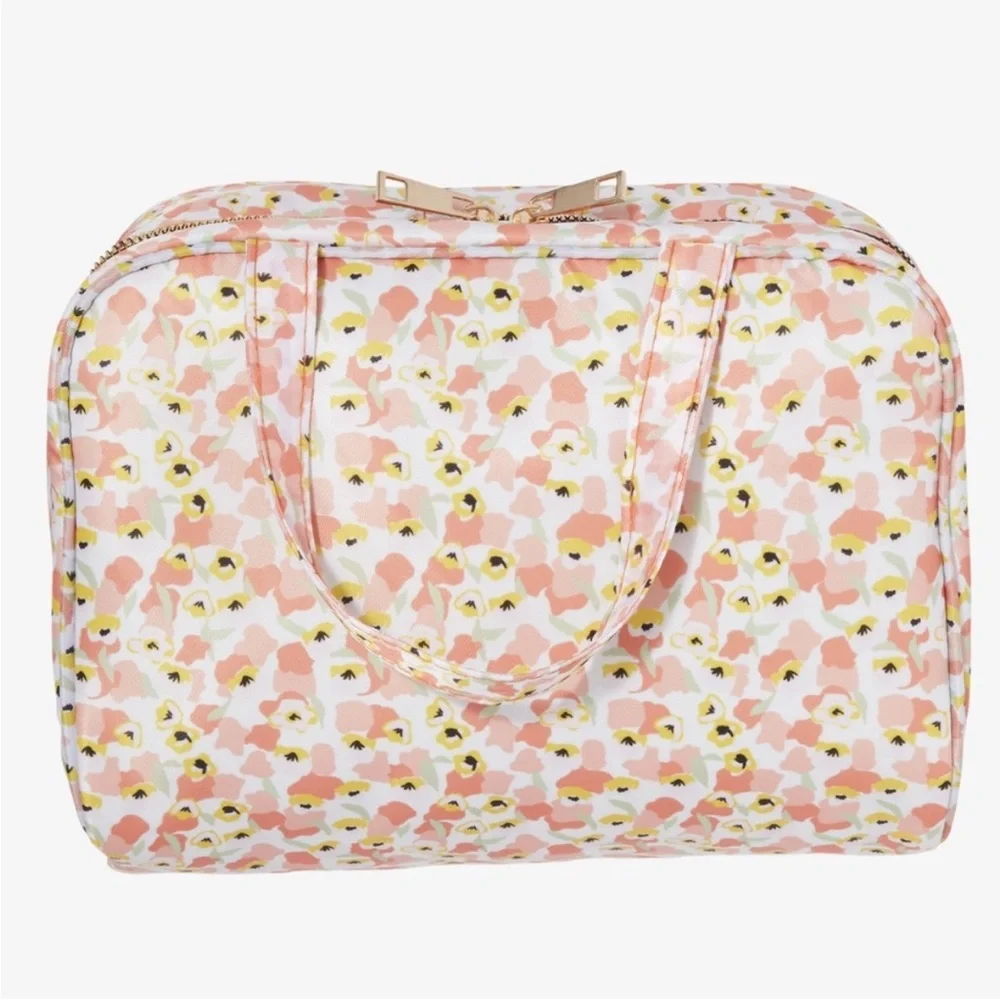 Floral Makeup/ Travel Case NWT